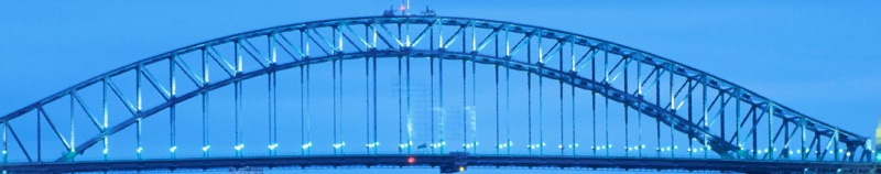 Banner with a bridge (photo)